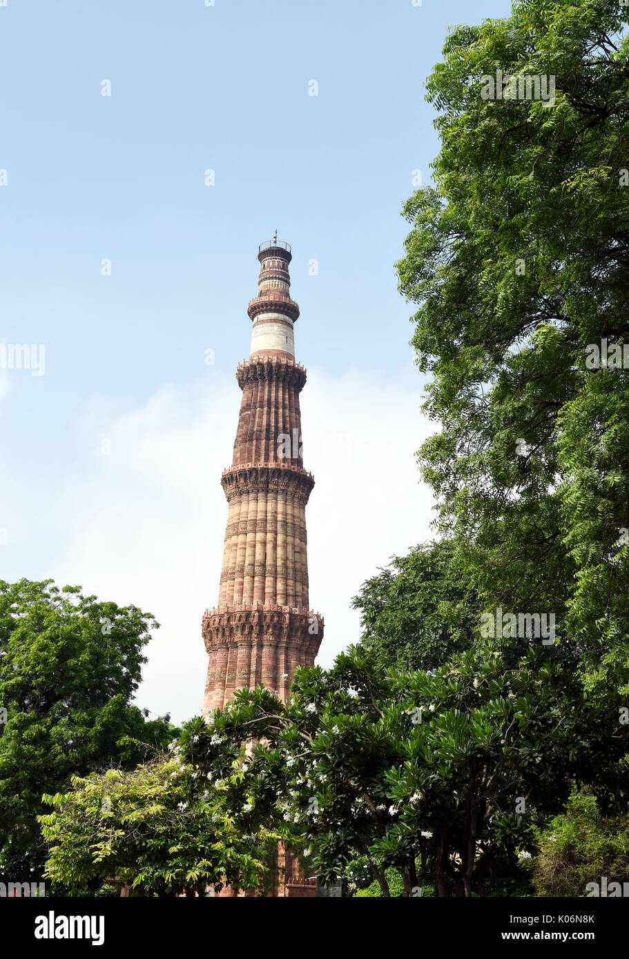 Qutub Minar, new delhi Foto Stock