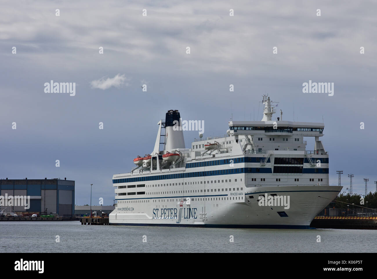 MS la Principessa Maria, San Pietro linea, ormeggiata a Helsinki Foto Stock