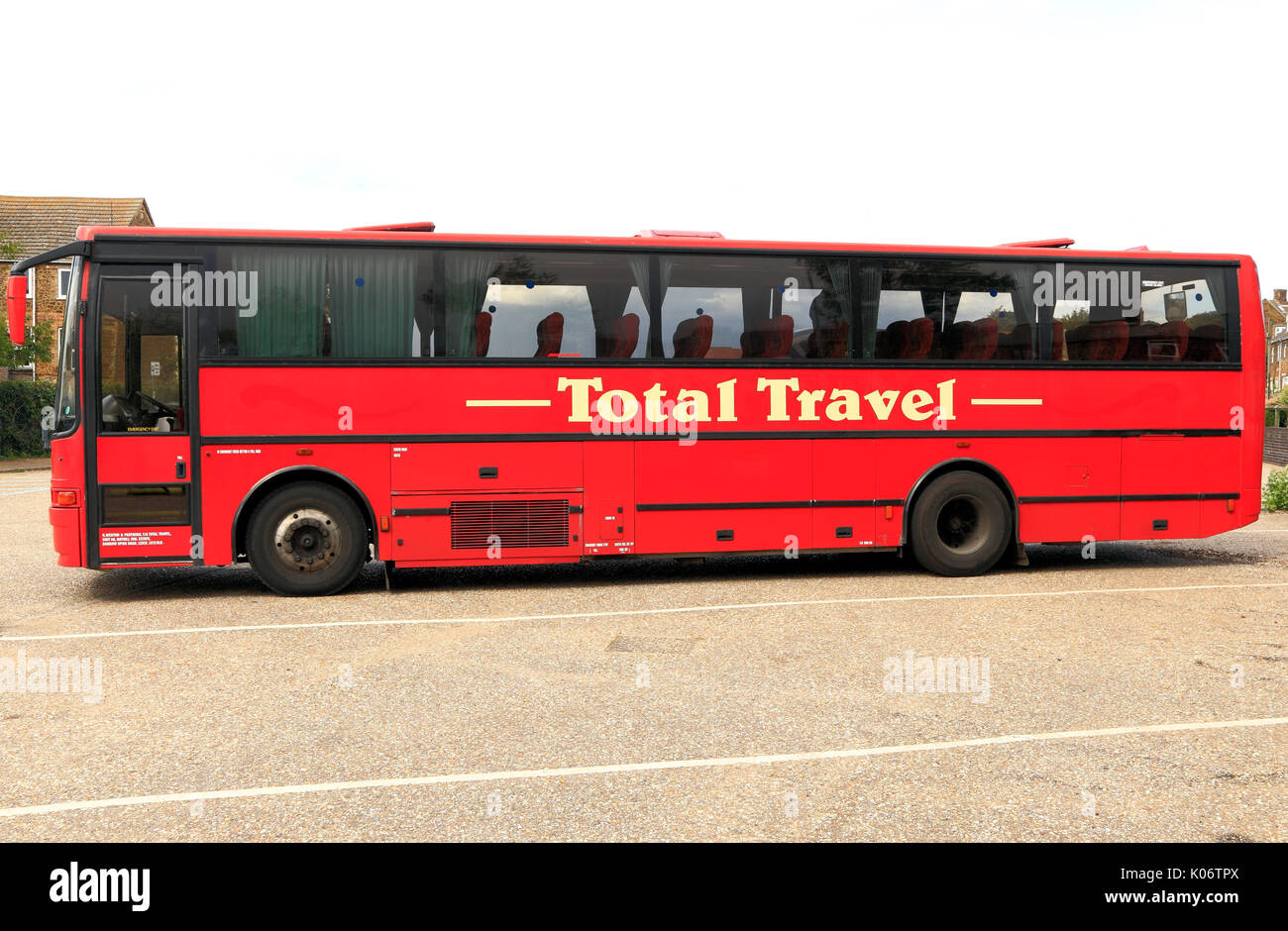 Corsa totale, pullman, autobus e gite di un giorno, viaggio, escursione, escursioni, società, imprese, England, Regno Unito Foto Stock