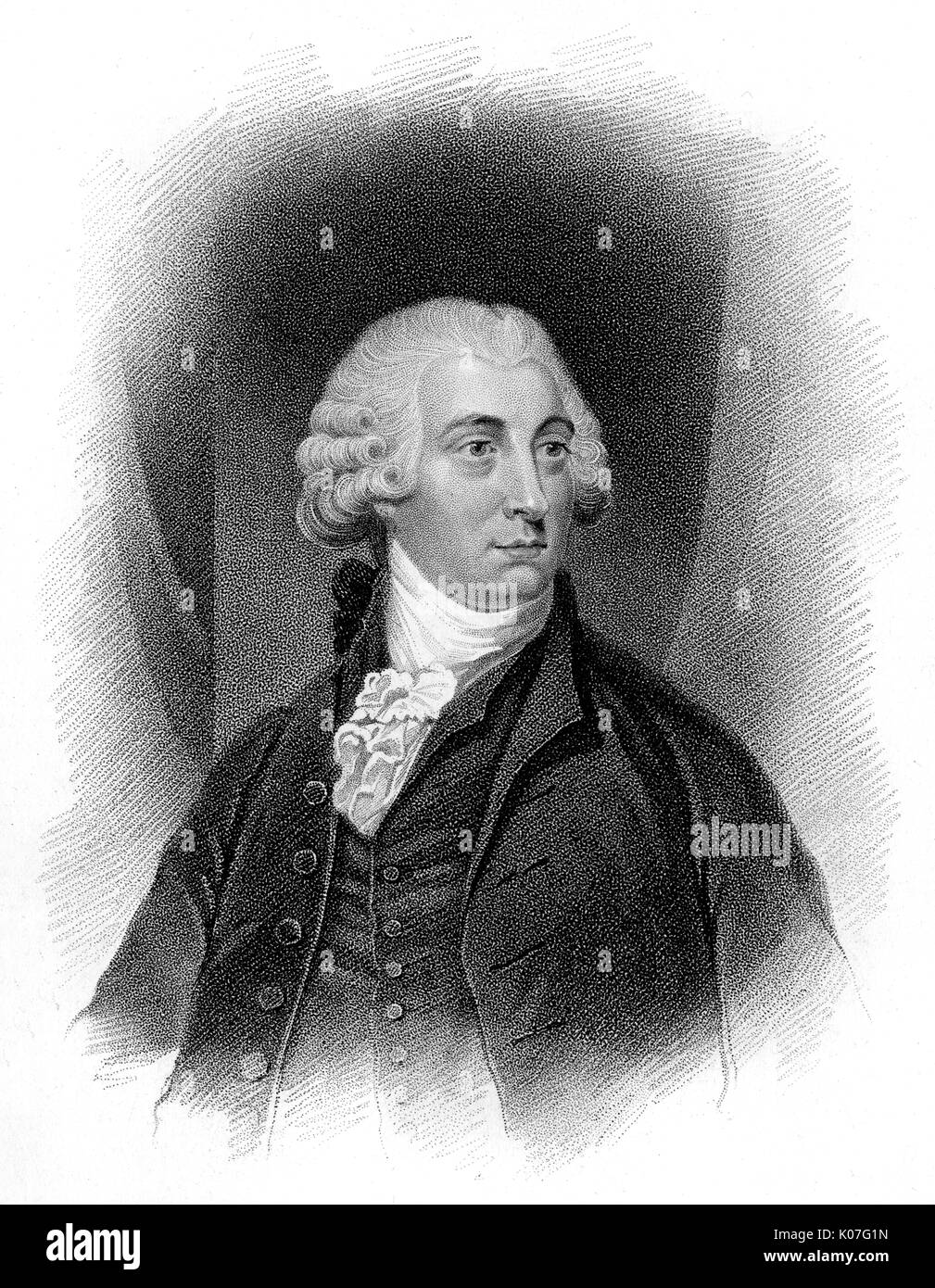 Tobias Smollett - pagina Foto Stock