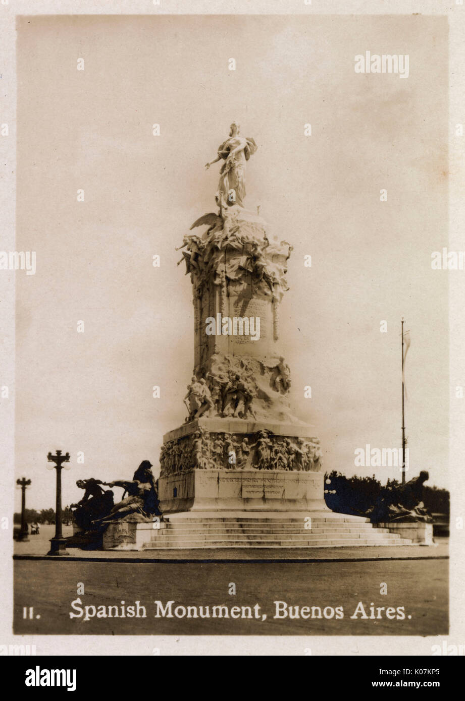 Monumento spagnolo, Buenos Aires, Argentina, Sud America Foto Stock