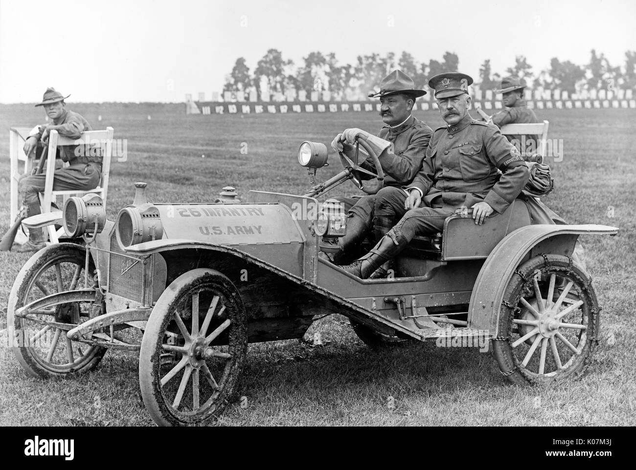 Hupp Motor Car Company guidato da soldati della 26th Infa Foto Stock