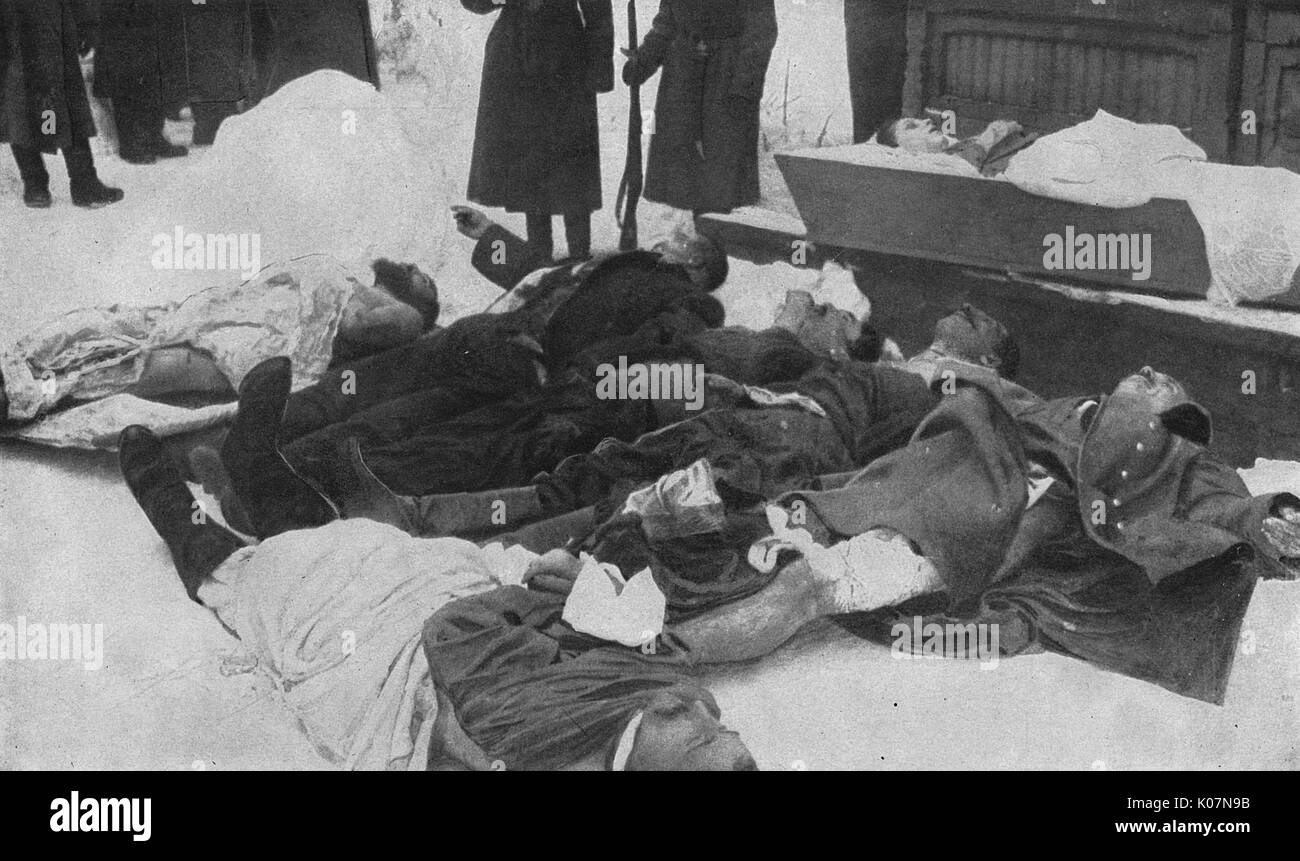 Prime vittime della Rivoluzione, Russia Foto Stock