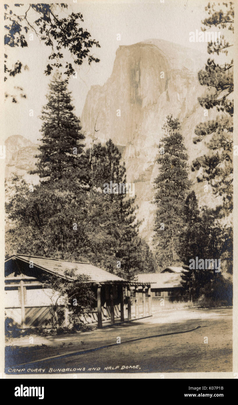 Camp Curry, Yosemite National Park, USA Foto Stock