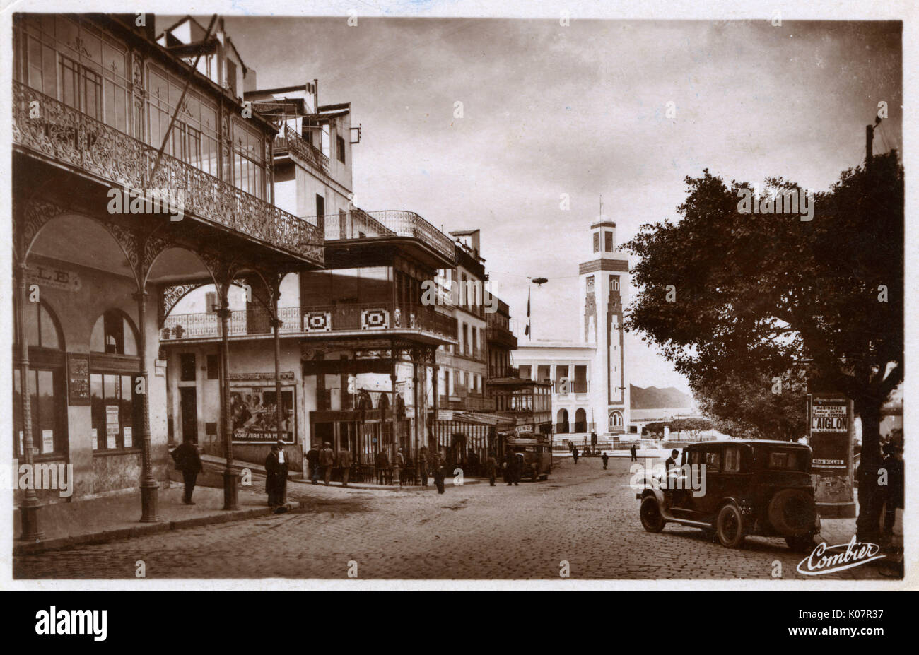 Municipio e baia, Philippeville (Skikda), Algeria Foto Stock
