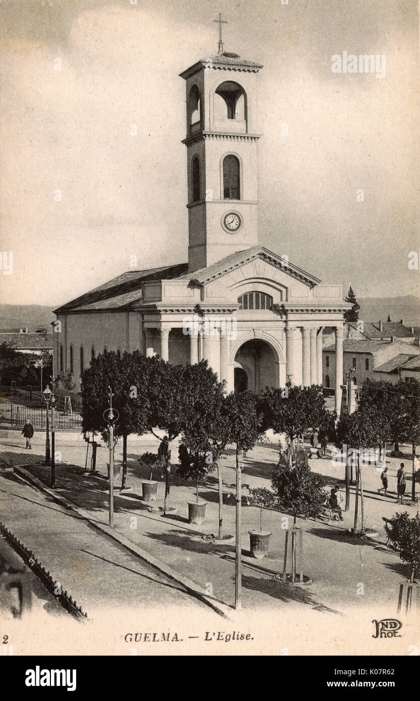 Chiesa di Sant'Agostino, Guelma, NE Algeria Foto Stock