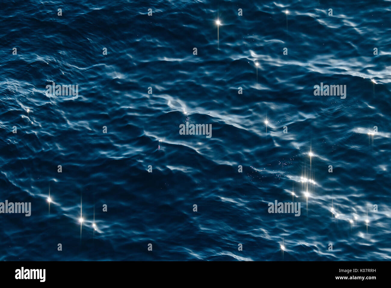 Mare oceano, superficie, Mare del Nord Foto Stock