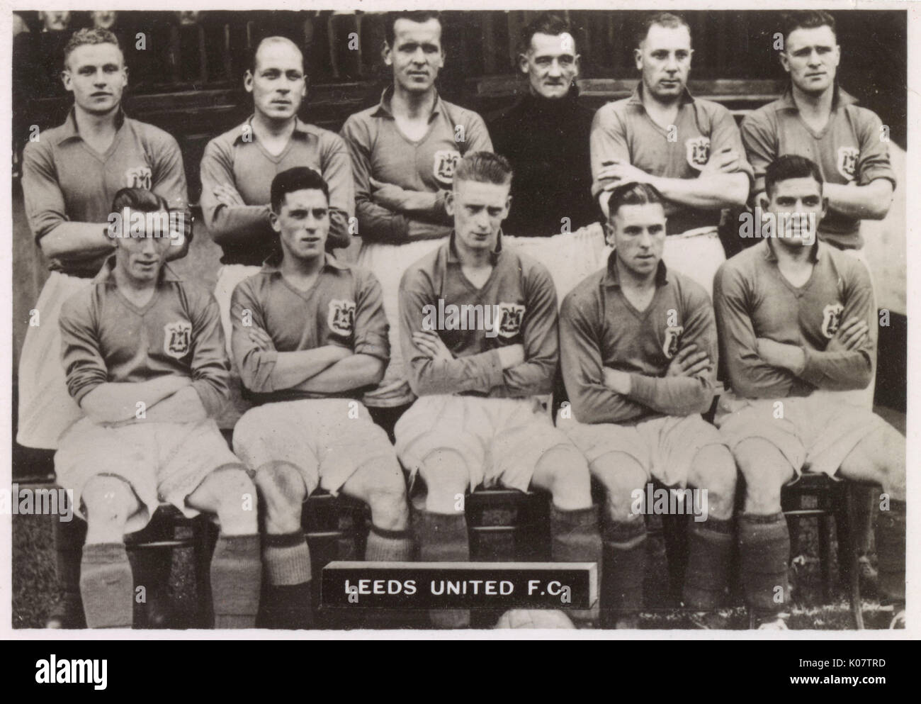 Leeds United FC squadra di calcio 1934-1935 Foto Stock