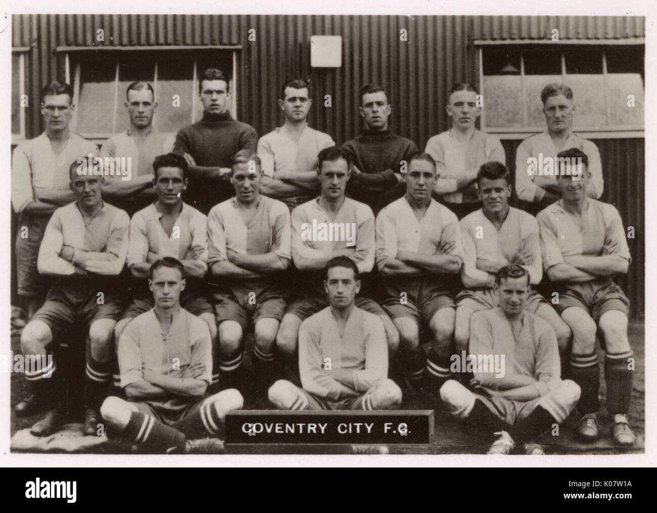 Squadra di calcio del Coventry City FC 1936 Foto Stock