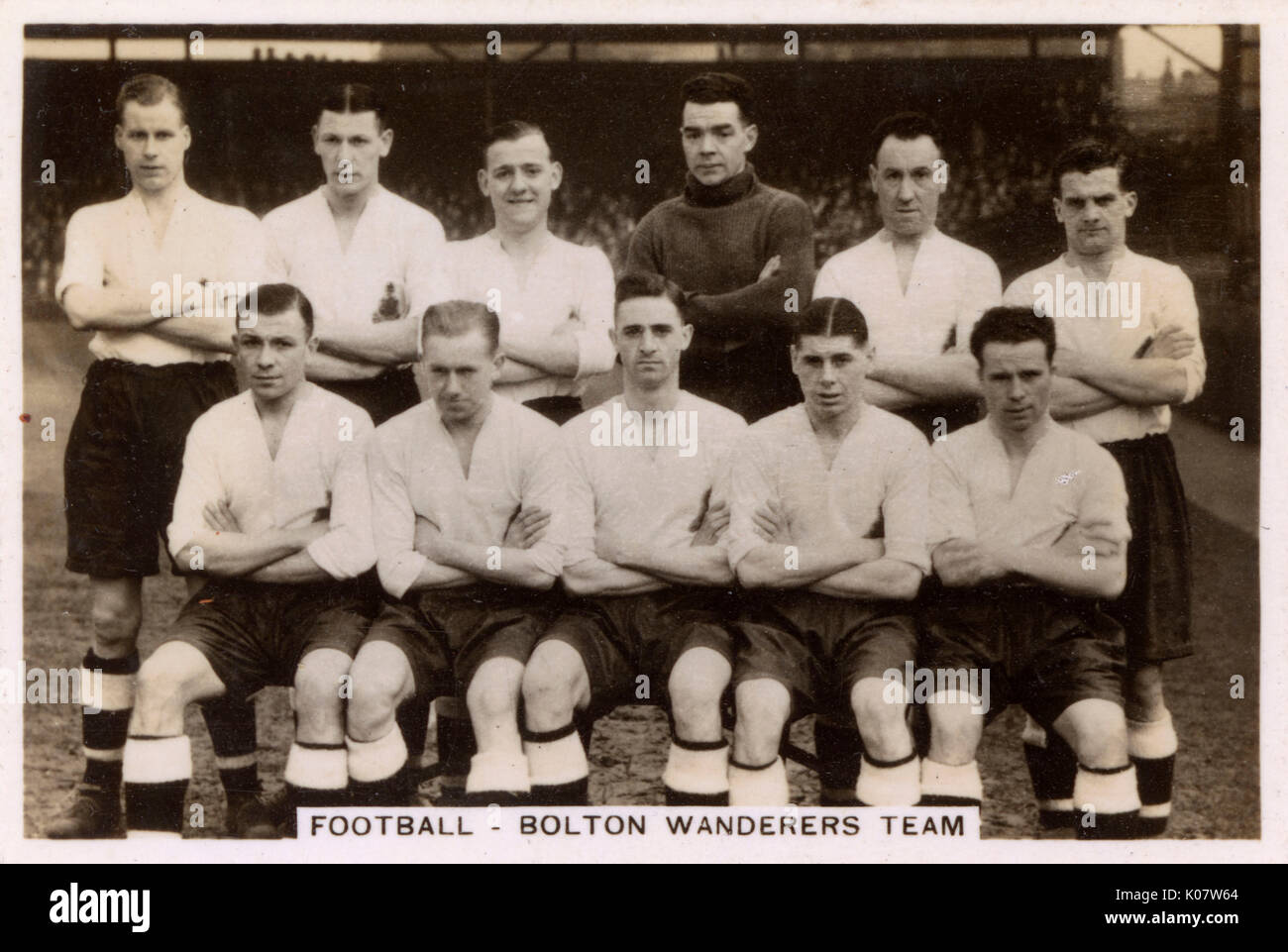 Bolton Wanderers FC squadra di calcio 1935 Foto Stock
