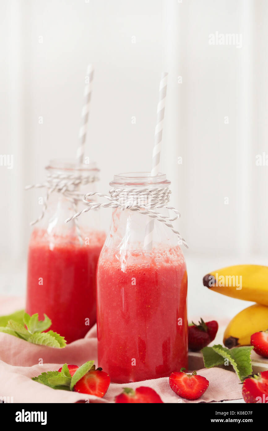 Bevanda di frullato Foto Stock
