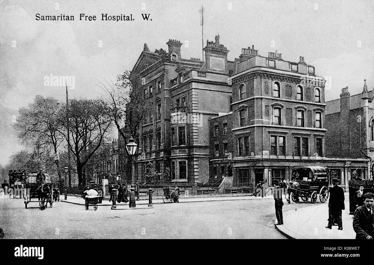 Samaritan Free Hospital, Marylebone Road, Londra NW1 Foto Stock