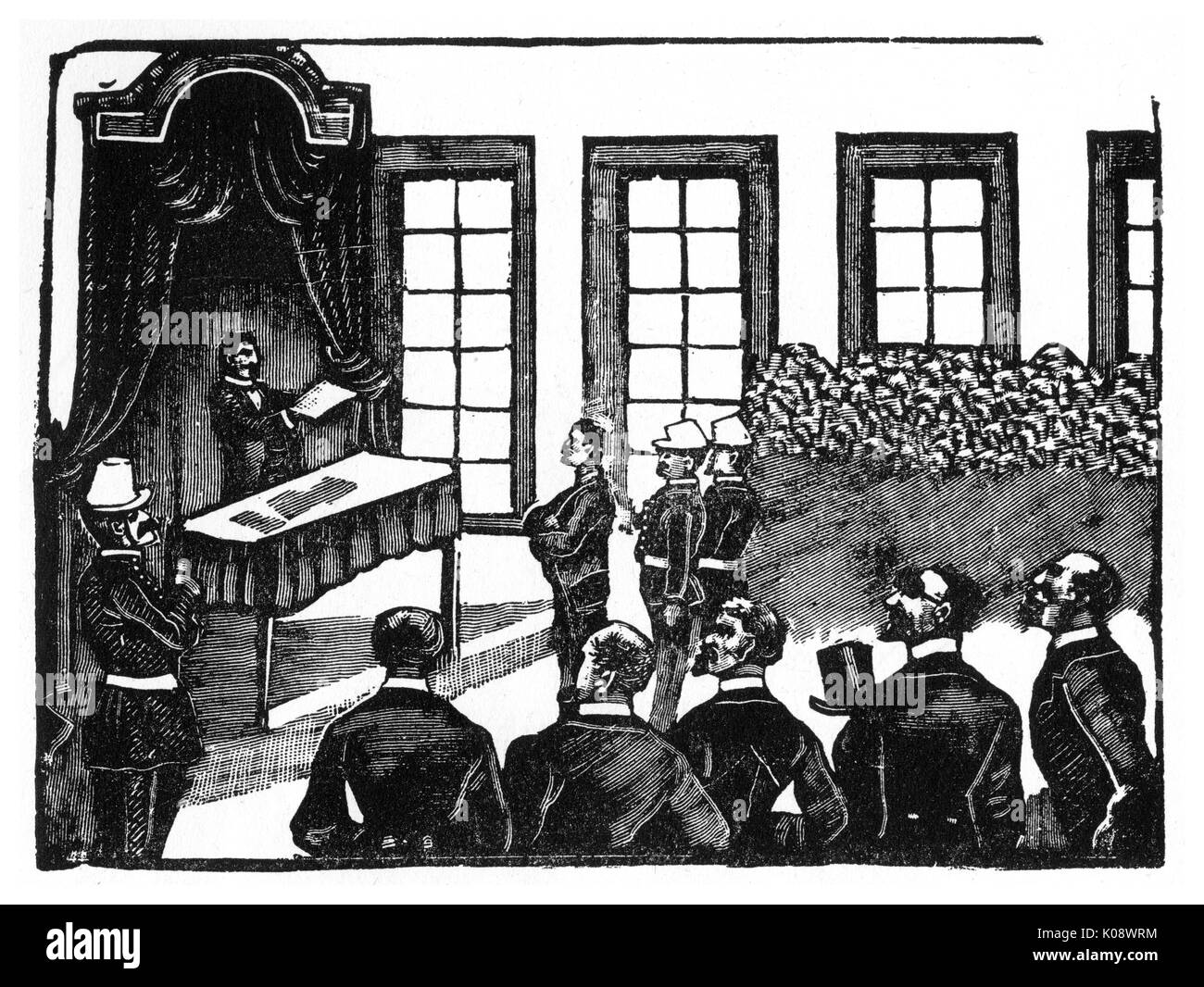 Posada, Ballata della giuria, Messico Foto Stock