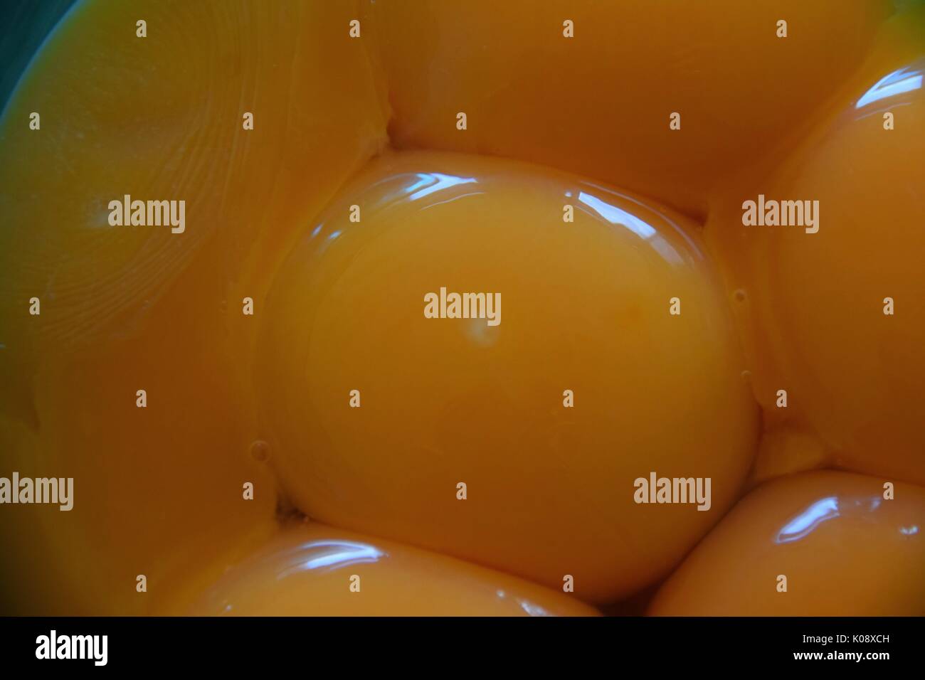 Abstract tuorlo di uovo di pollo, uova di gallina Foto Stock