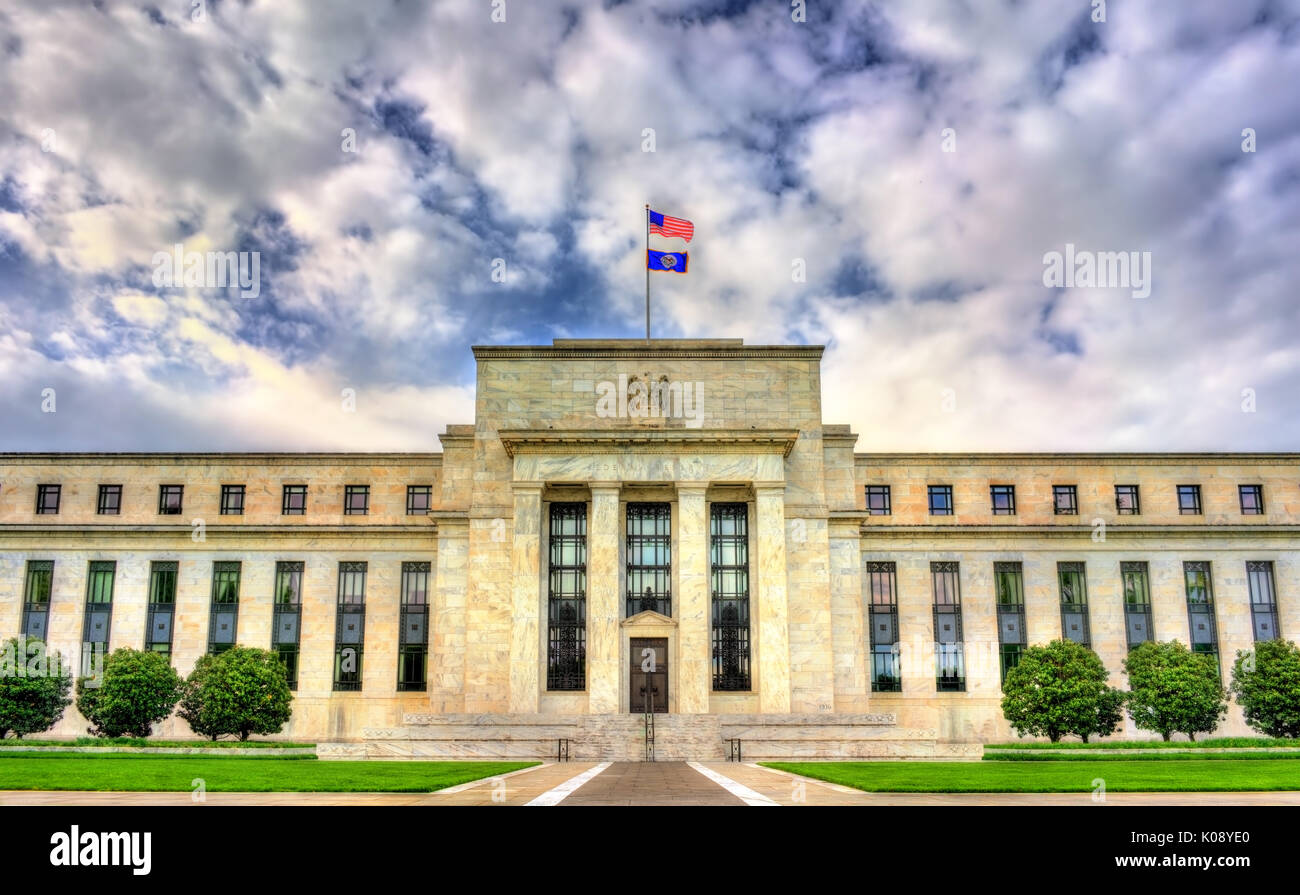 Federal Reserve Board dei governatori a Washington D.C. Foto Stock