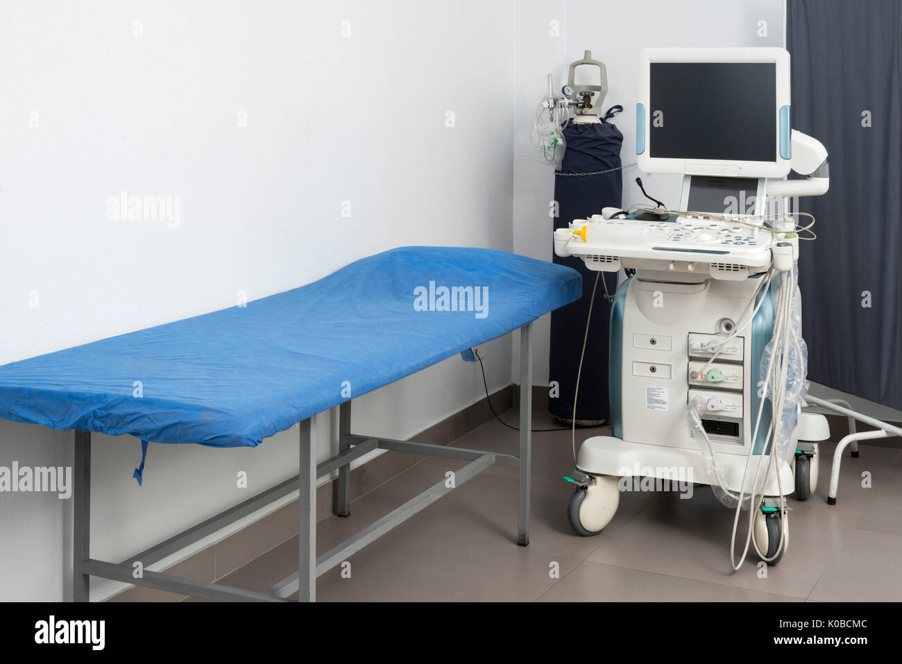 Medical Ultrasound macchina in ospedale Foto Stock