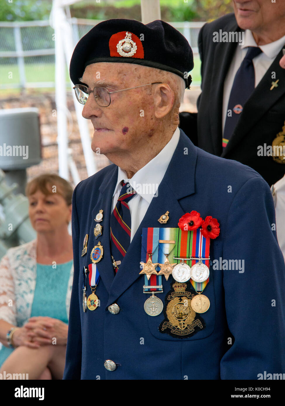 Royal Marine veterano Foto Stock