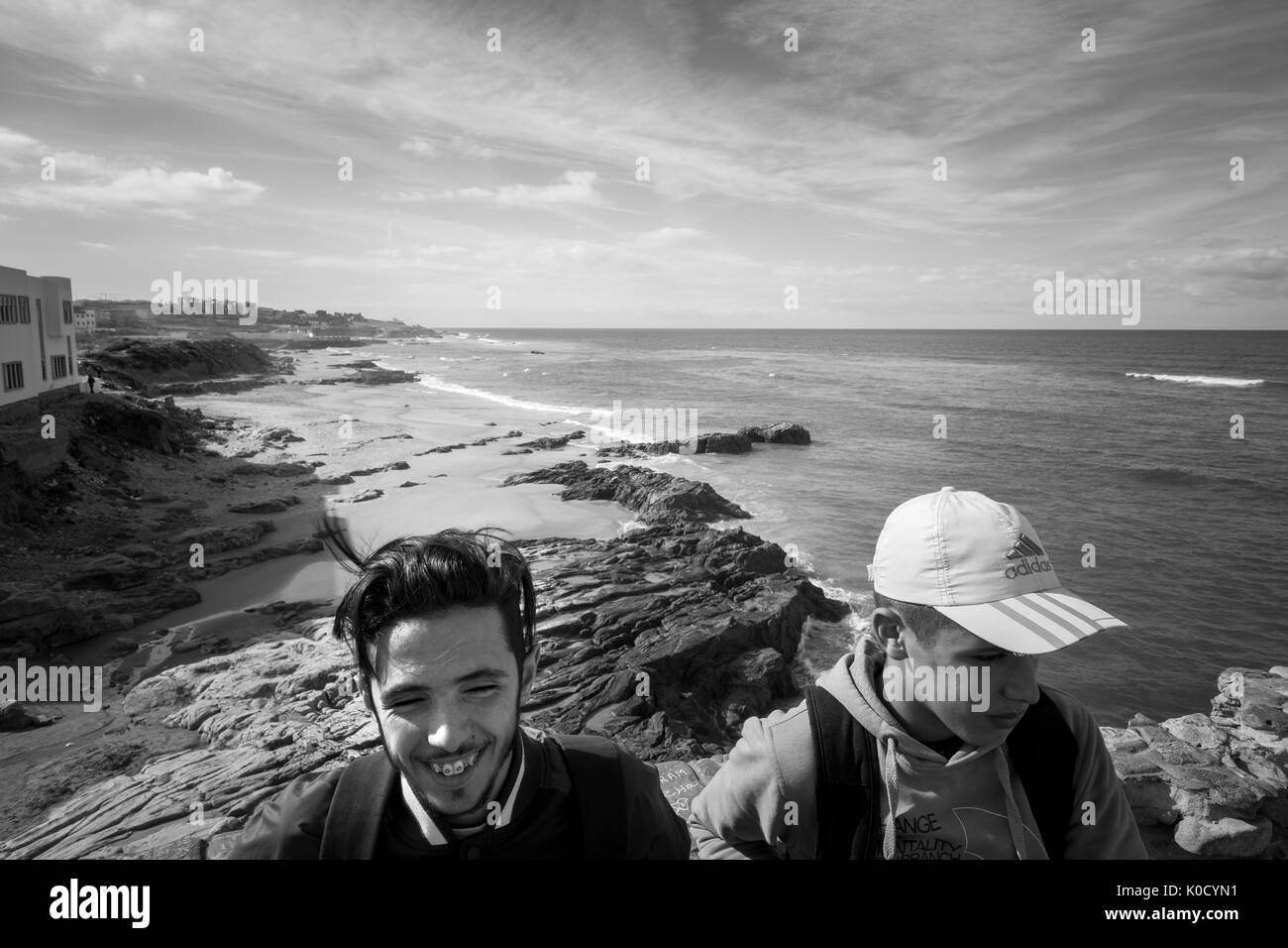 Il Marocco, Asilah, vita quotidiana Foto Stock