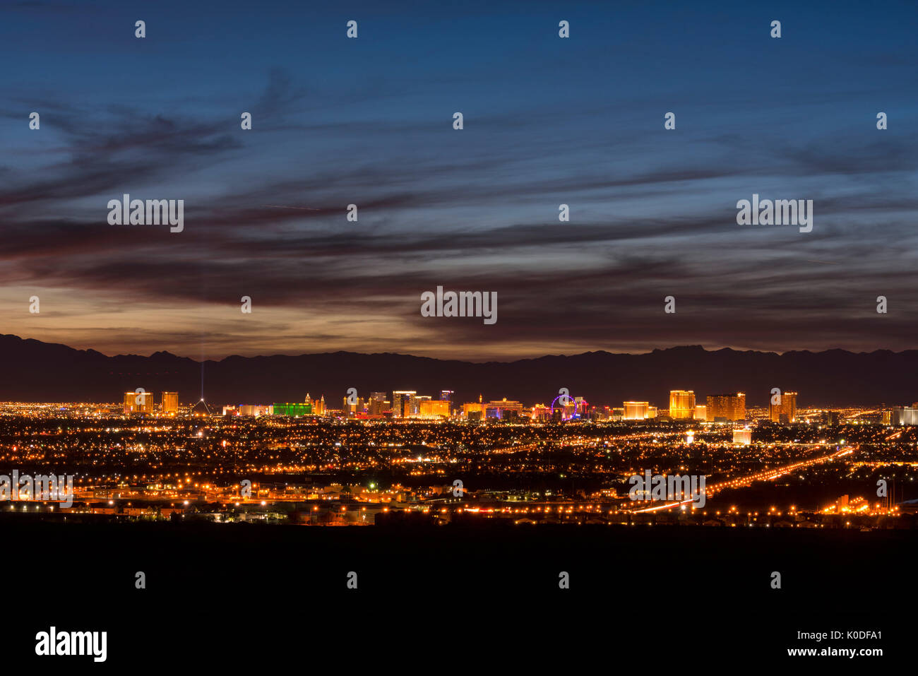 Stati Uniti d'America, Nevada, Las Vegas Strip, Foto Stock