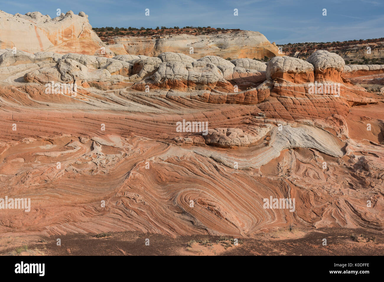 Stati Uniti d'America, Arizona,Vermillion Cliffs, tasca bianco, Foto Stock