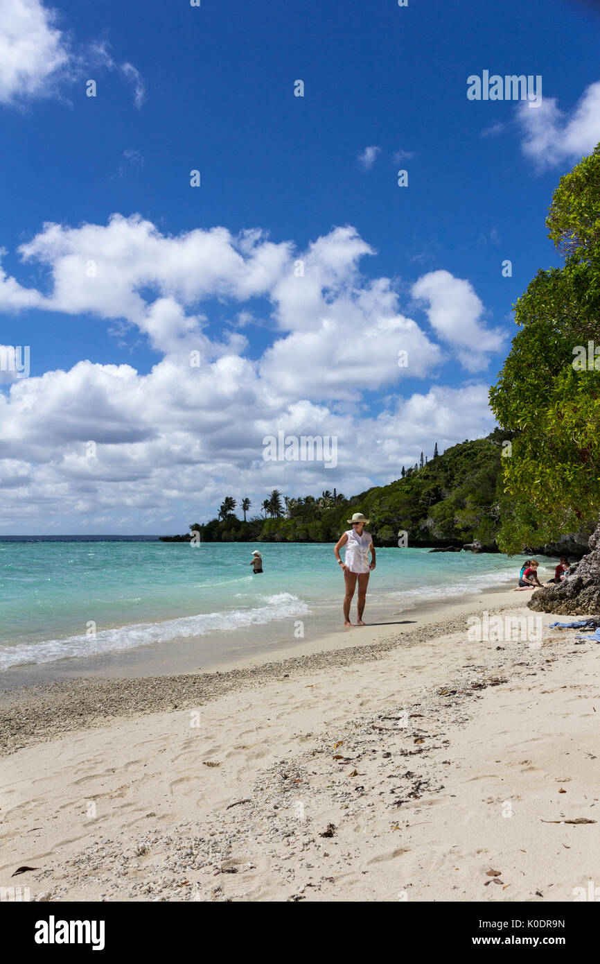 Easo beach, Lifou, Nuova Caledonia, Sud Pacifico Foto Stock