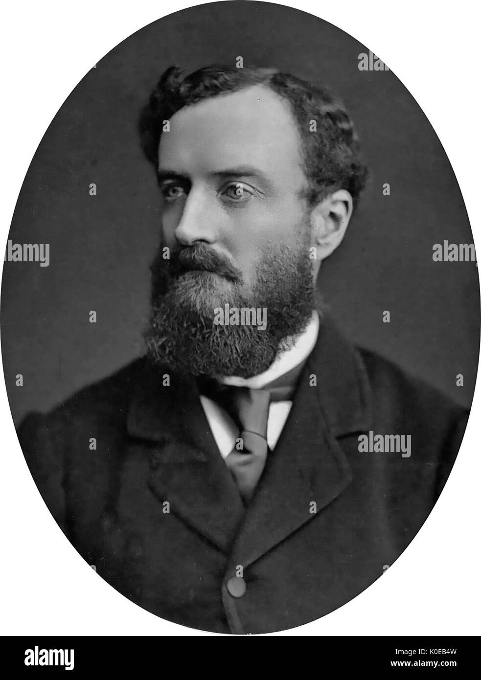 MICHAEL HICKS BEACH (1837-1916) British politico conservatore Foto Stock