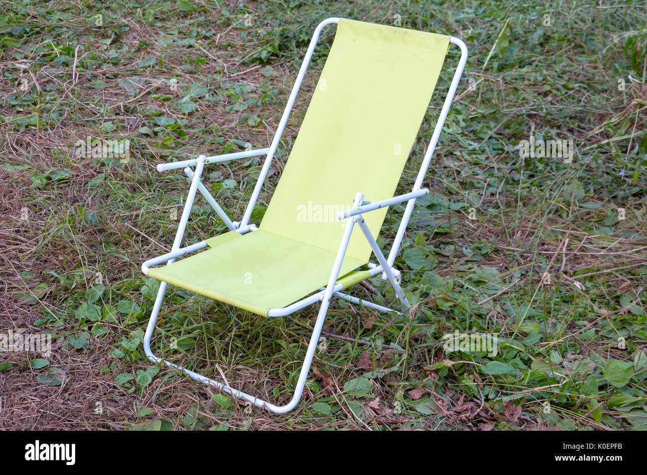 Chaise lounge per rilassarsi Foto Stock