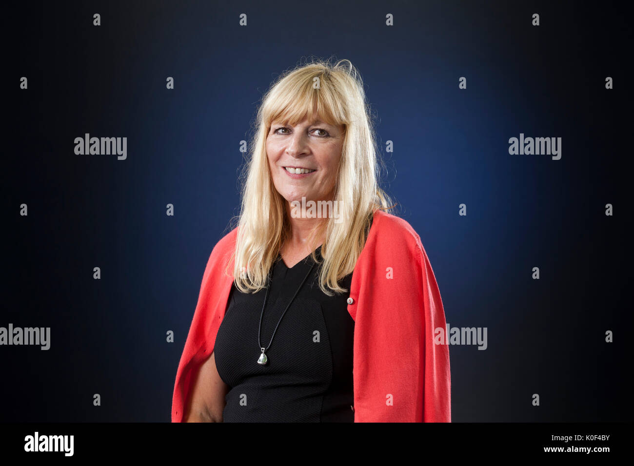 Edinburgh, Regno Unito. Il 23 agosto 2017. Dr Josie Billington, il ricercatore britannico specializzato in inglese (letteratura Victorian), figuranti all'Edinburgh International Book Festival. Gary Doak / Alamy Live News Foto Stock