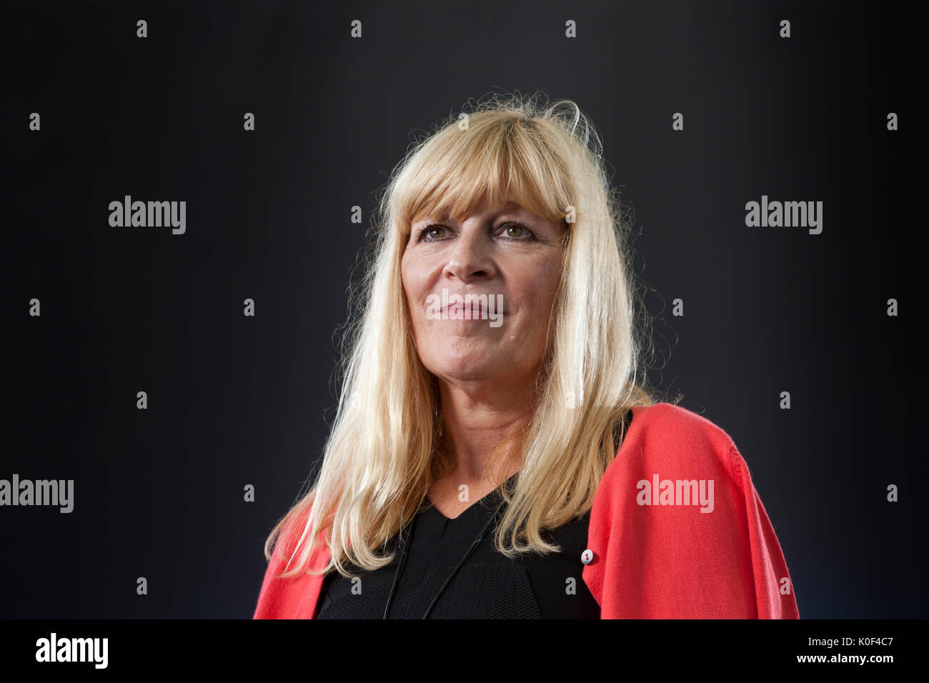 Edinburgh, Regno Unito. Il 23 agosto 2017. Dr Josie Billington, il ricercatore britannico specializzato in inglese (letteratura Victorian), figuranti all'Edinburgh International Book Festival. Gary Doak / Alamy Live News Foto Stock