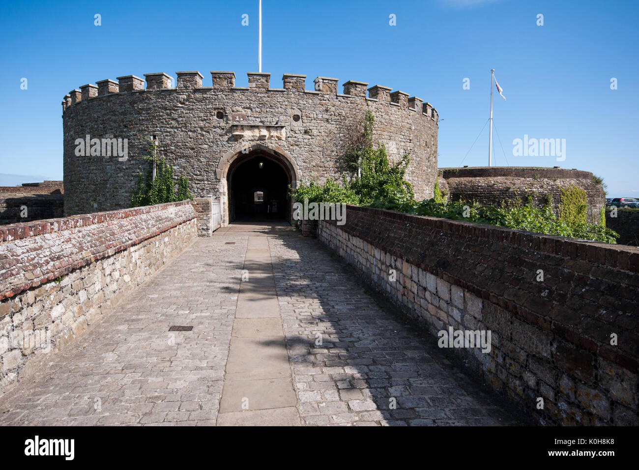 Il castello di trattativa, Kent, Regno Unito Foto Stock