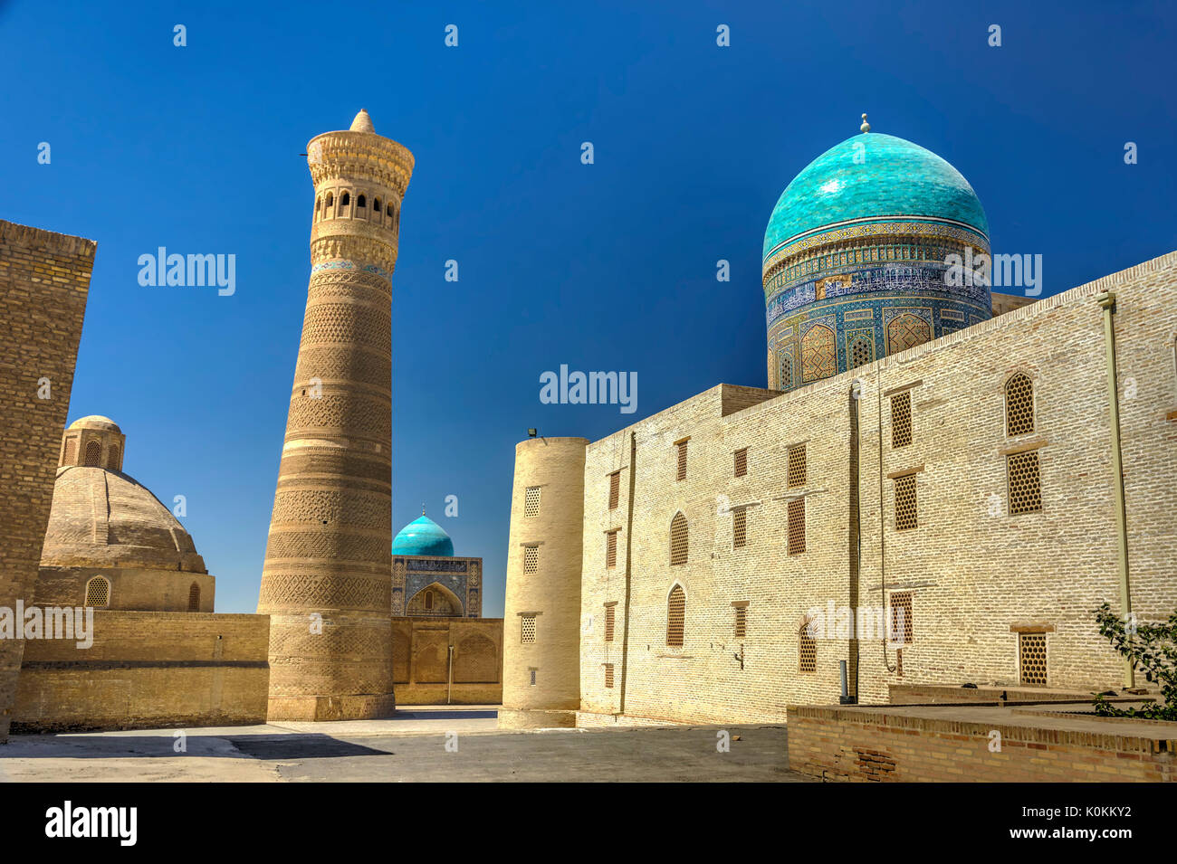 Kalyan Minareto Kalyan e moschea, Bukhara, Uzbekistan Foto Stock