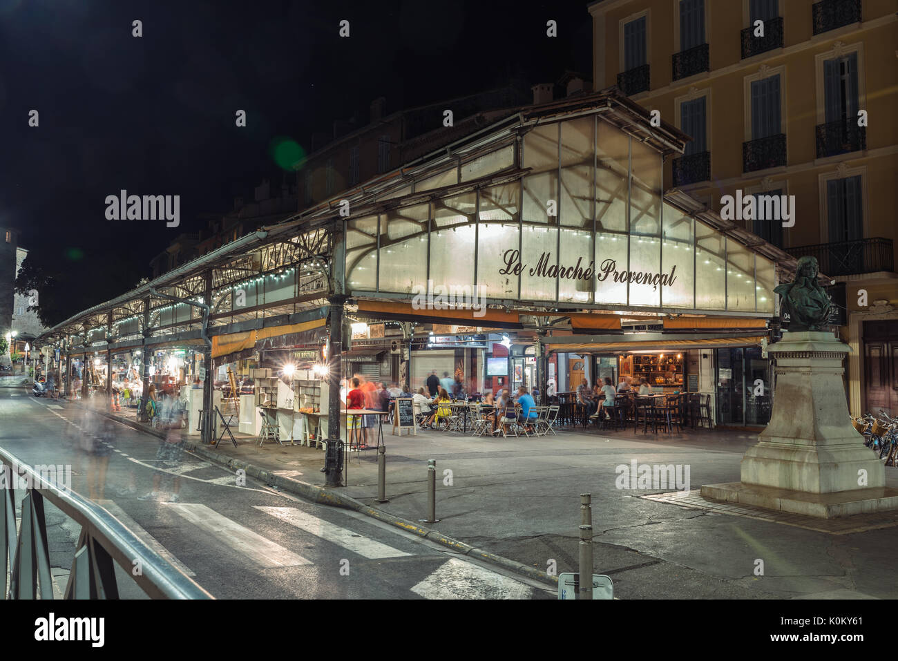 Mercato Provenzale in Antibes, Cote D'Azur, in Francia Foto Stock