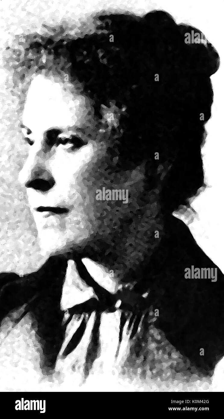 Ritratto di Margaret McMillan,C.H., C.B.E, pioniere nella cura fisica dei bambini in Bradford, nello Yorkshire, Regno Unito (Christian scienziato e membro della Fabian Society). Foto Stock