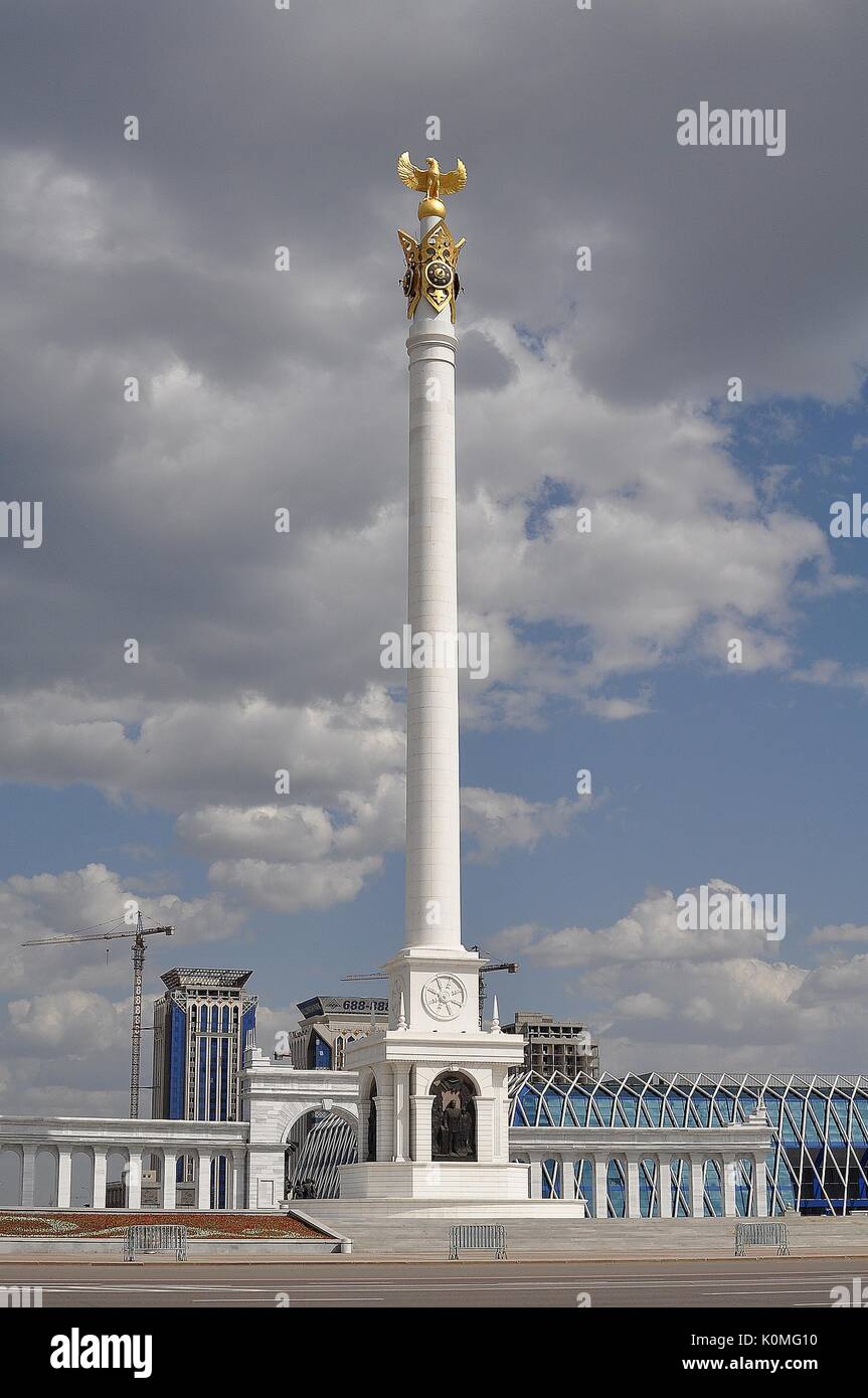 Il kazako ELY monumento, ASTANA, Kazakistan Foto Stock