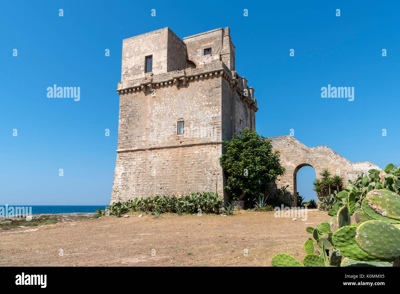 Torre Colimena, Manduria, provincia di Taranto, salento Puglia, Italia. Foto Stock
