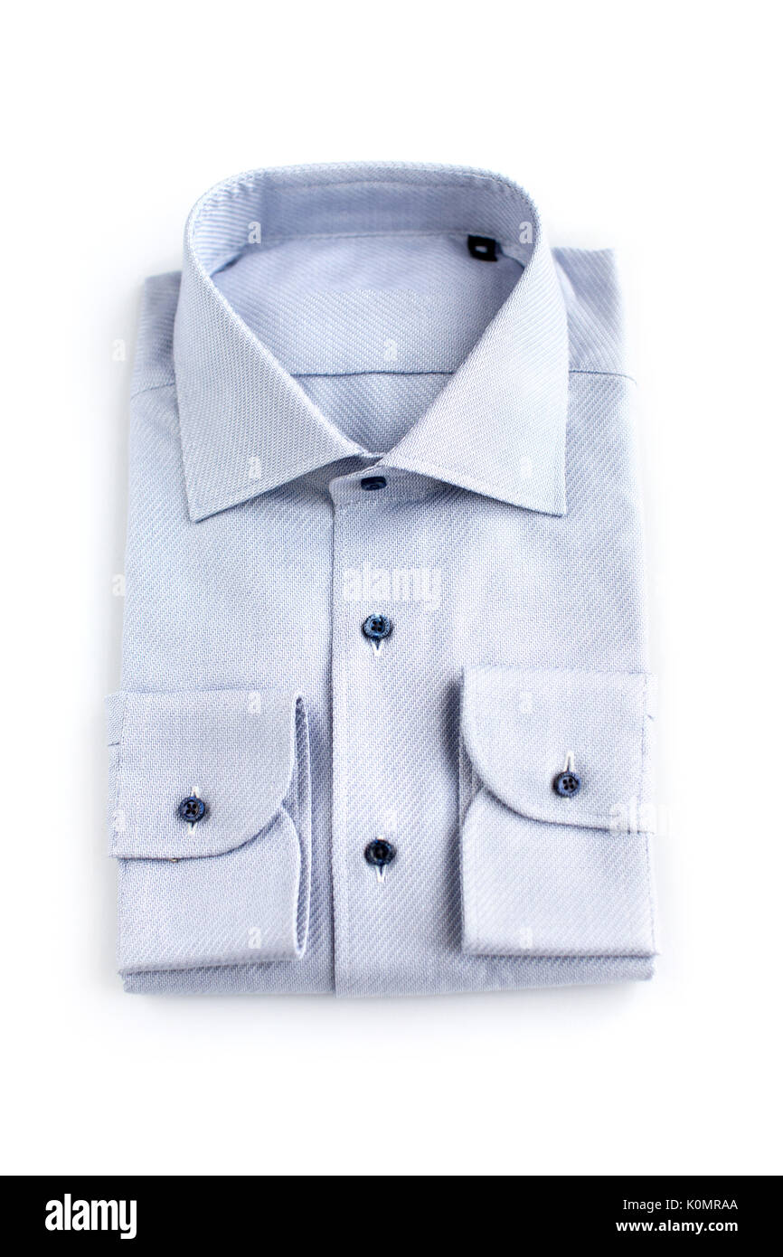 Uomini pranzo shirt isolare Foto Stock