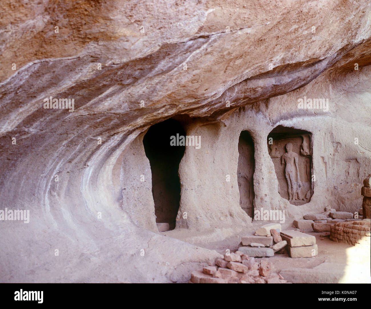 Kanheri Caves, Mumbai, Maharashtra, India, Asia Foto Stock