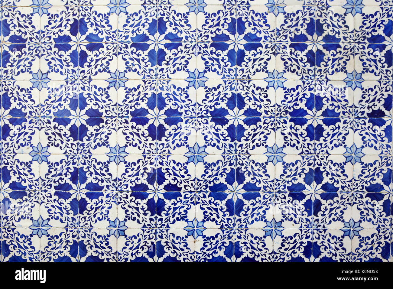 Il portogallo, azulejos, close-up Foto Stock
