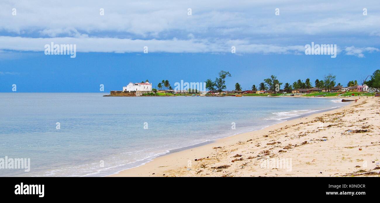 Una vista di Isola di Mozambico Foto Stock