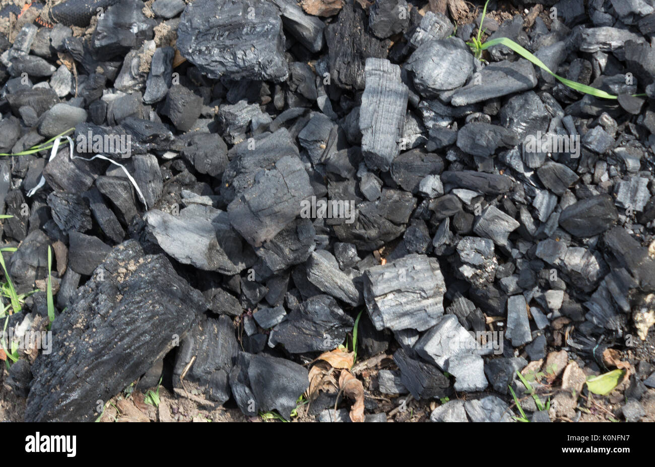 Un carbone nero lo sfondo di texture. Foto Stock