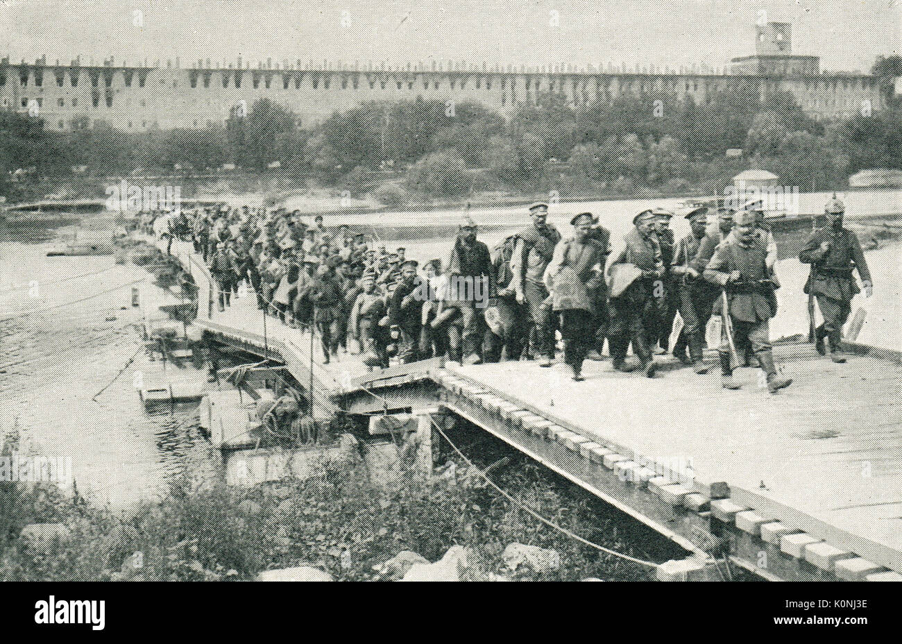 Russi arrendersi Novogeorgievsk, 20 agosto 1915, WW1 Foto Stock