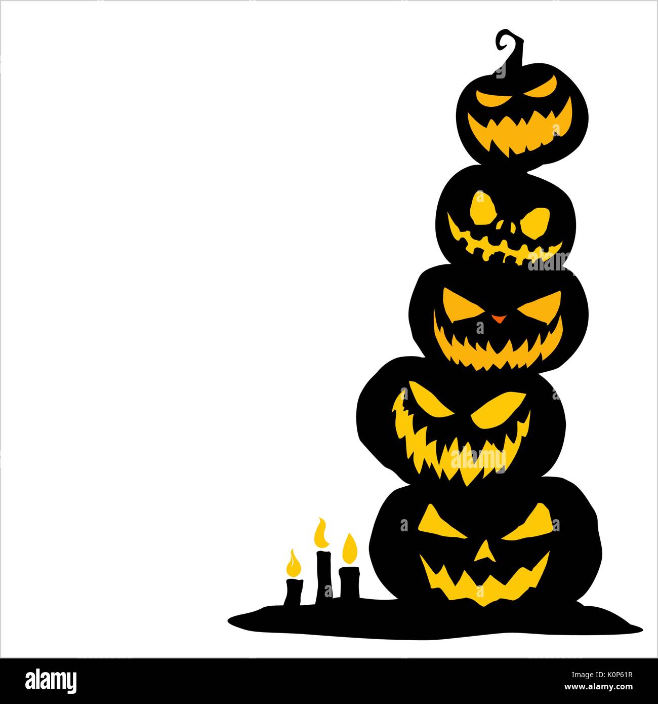 Sfondo di halloween Illustrazione Vettoriale