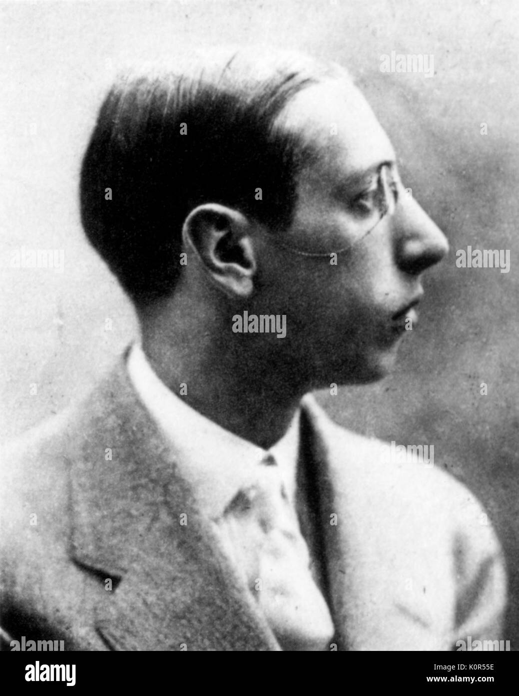Igor Stravinsky nel 1911. Il compositore russo, 1882-1971. Foto Stock