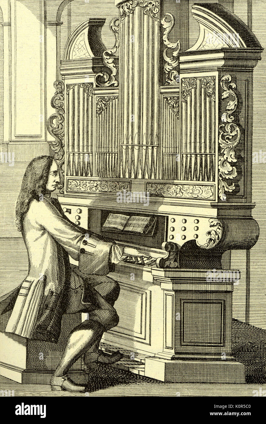 L'uomo la riproduzione di organo, del XVIII secolo. Foto Stock