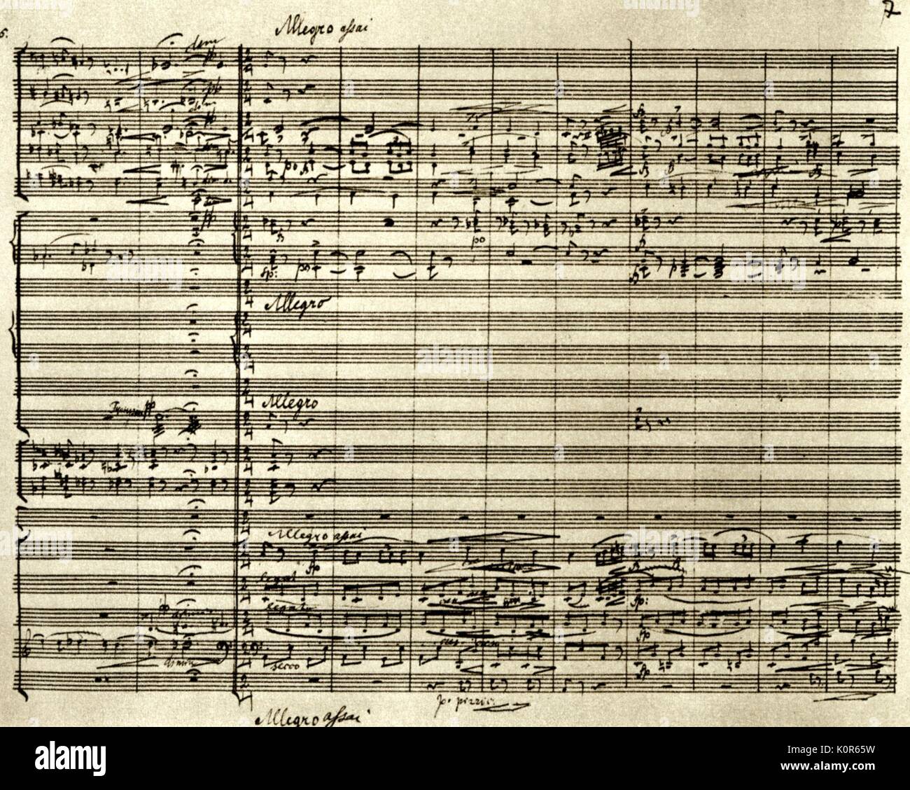 DVORAK,Antonin Rapsodia Slava, Op.45 N.3 compositore ceco (1841-1904) ritratto del compositore ceco, 8 settembre 1841 - 1 Maggio 1904 Foto Stock