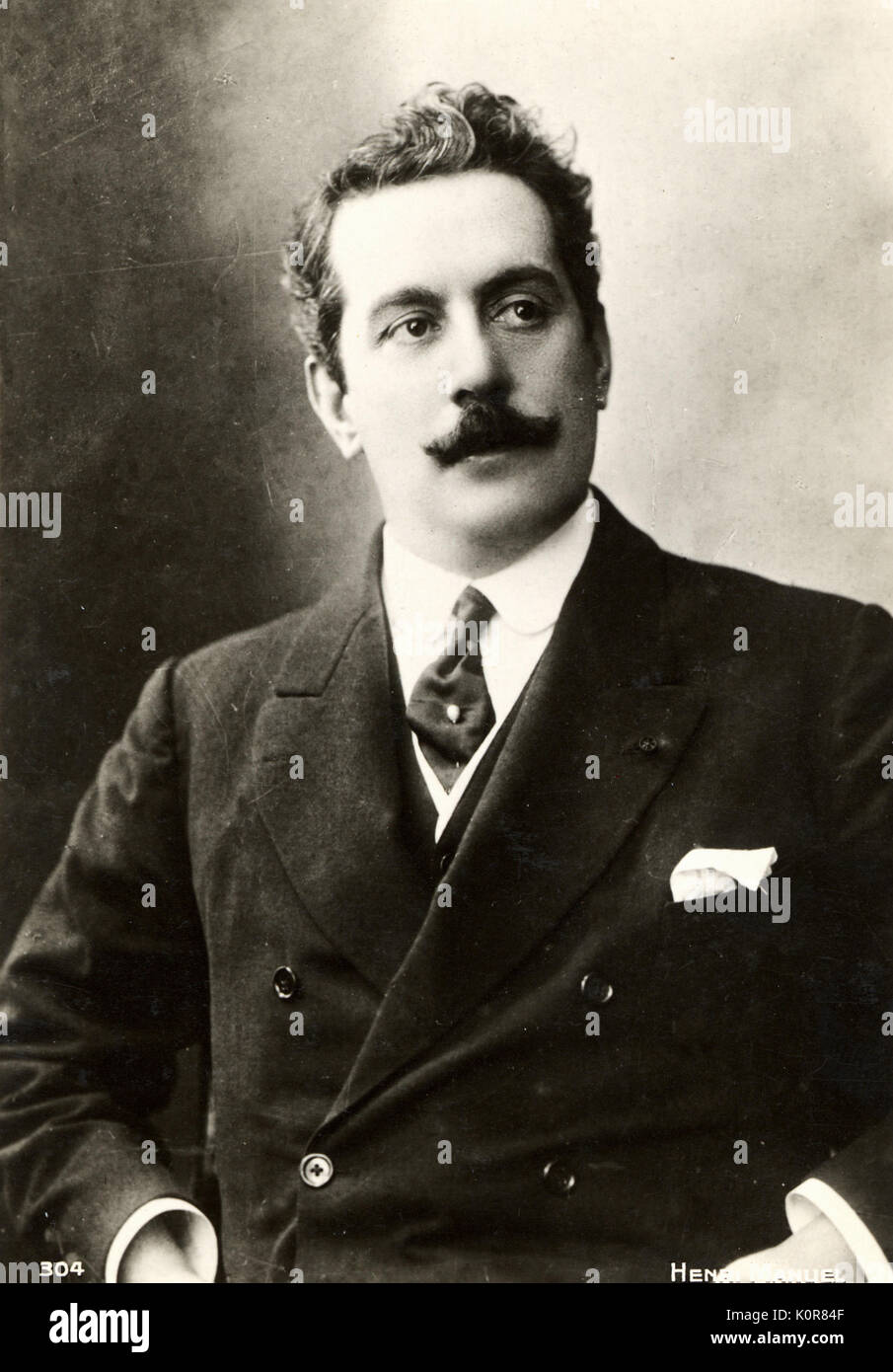 Giacomo Puccini. Compositore italiano, 1858-1924. Foto Stock