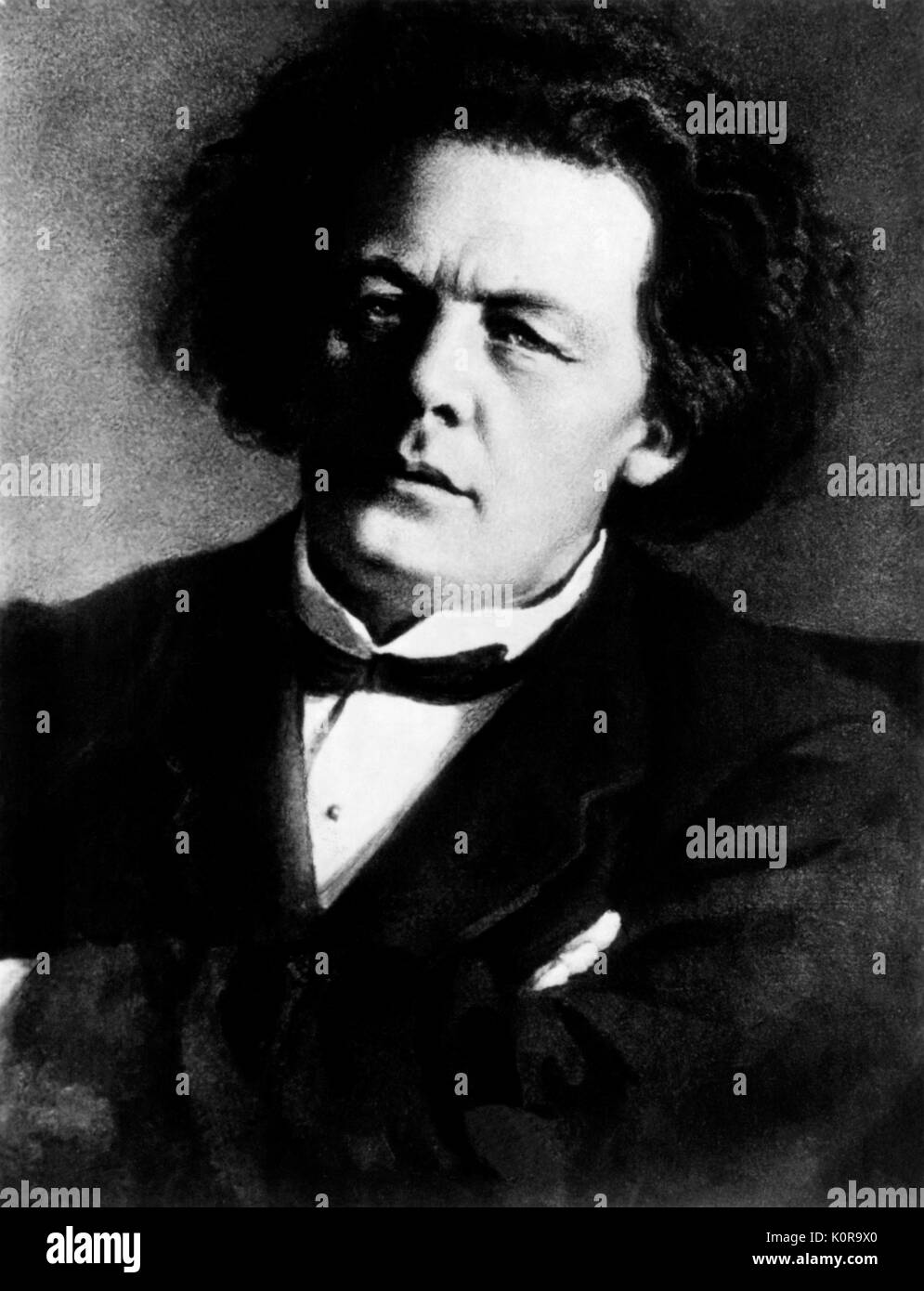 RUBINSTEIN, Anton russo pianista e compositore (1829-1894) Foto Stock