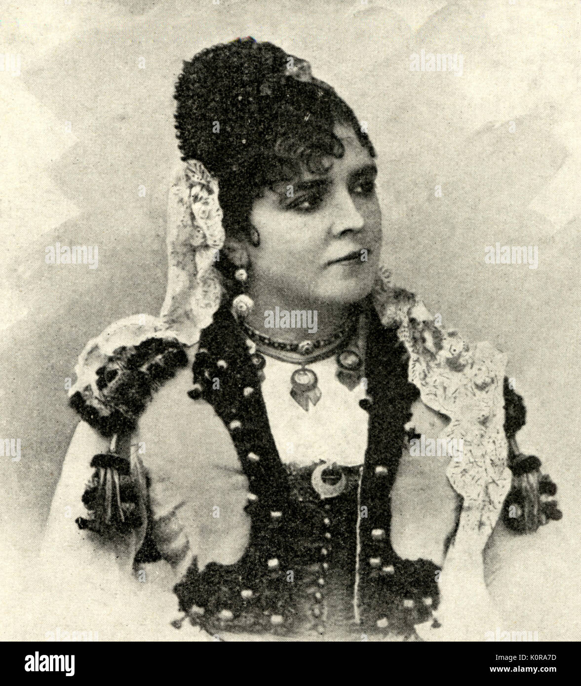 BIZET. 'Carmen'-GALLI-MARIE come primo Carmen compositore francese (1838-1875) Galli-Marie, Celestino - Francese mezzo (1840-1905) Foto Stock