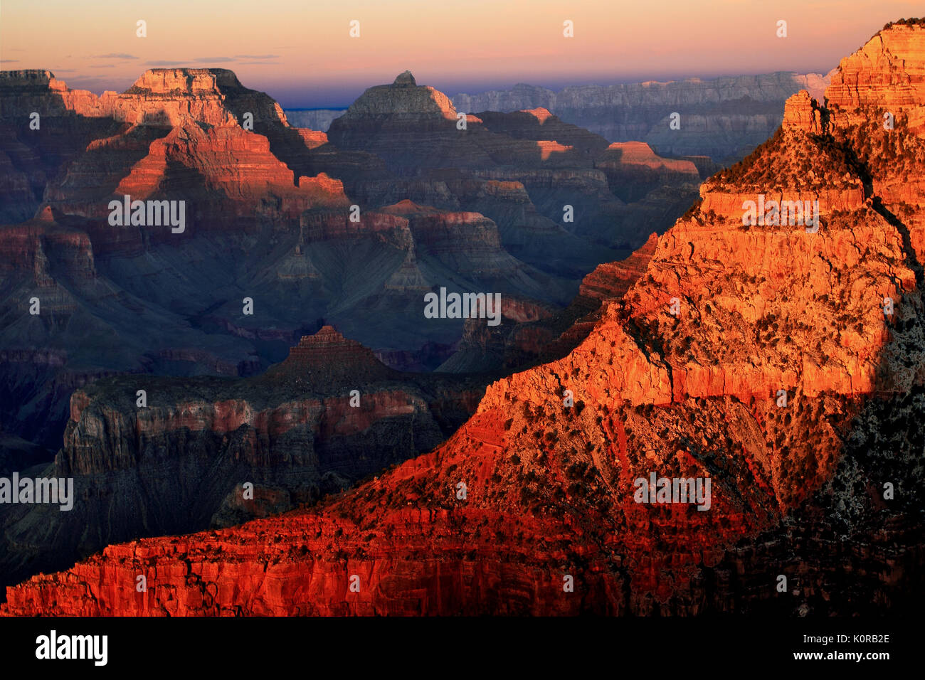 Parco Nazionale del Grand Canyon Arizona USA Foto Stock