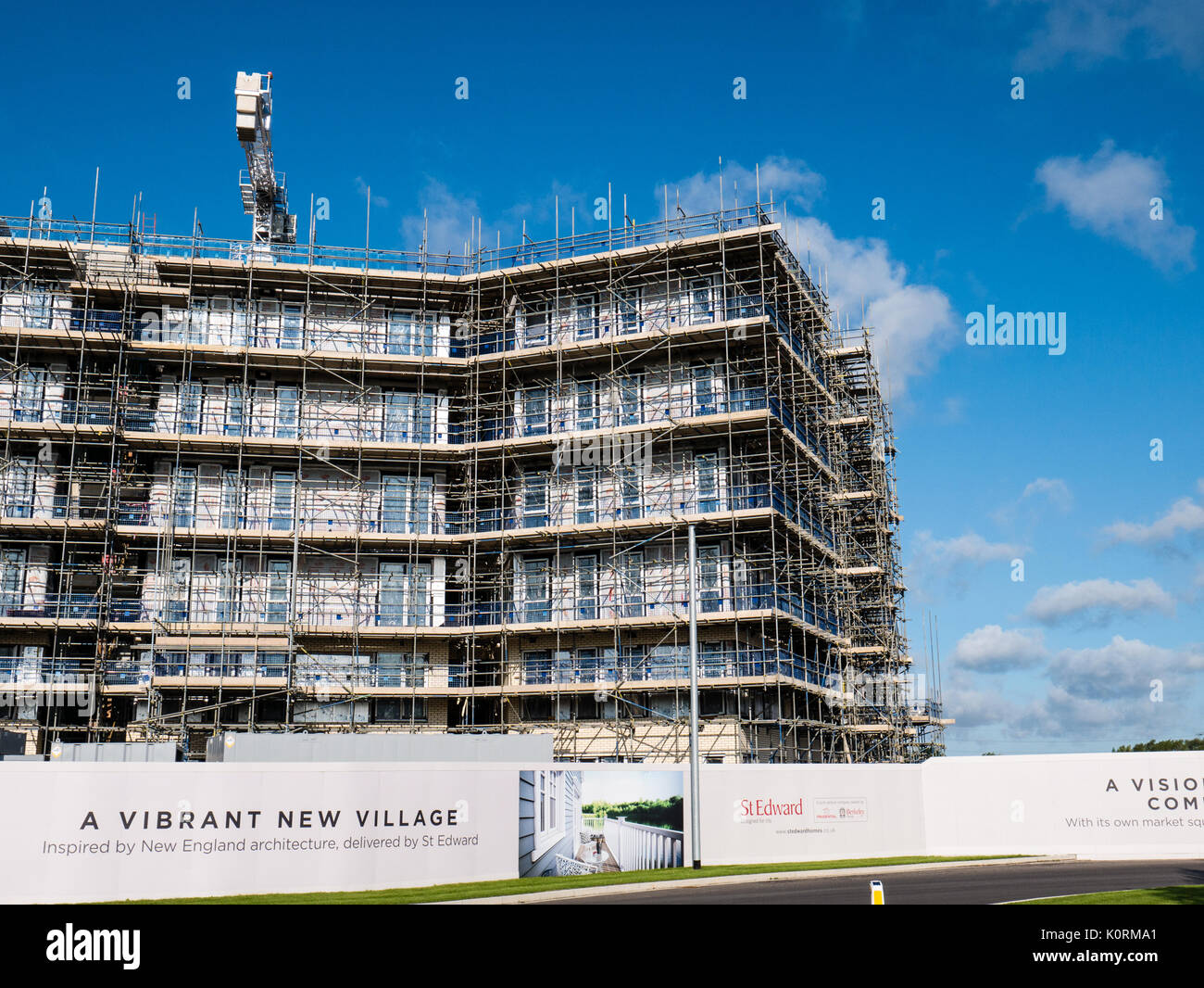 Green Park Village, Housing Development, Green Park, Reading, Berkshire, Inghilterra Foto Stock